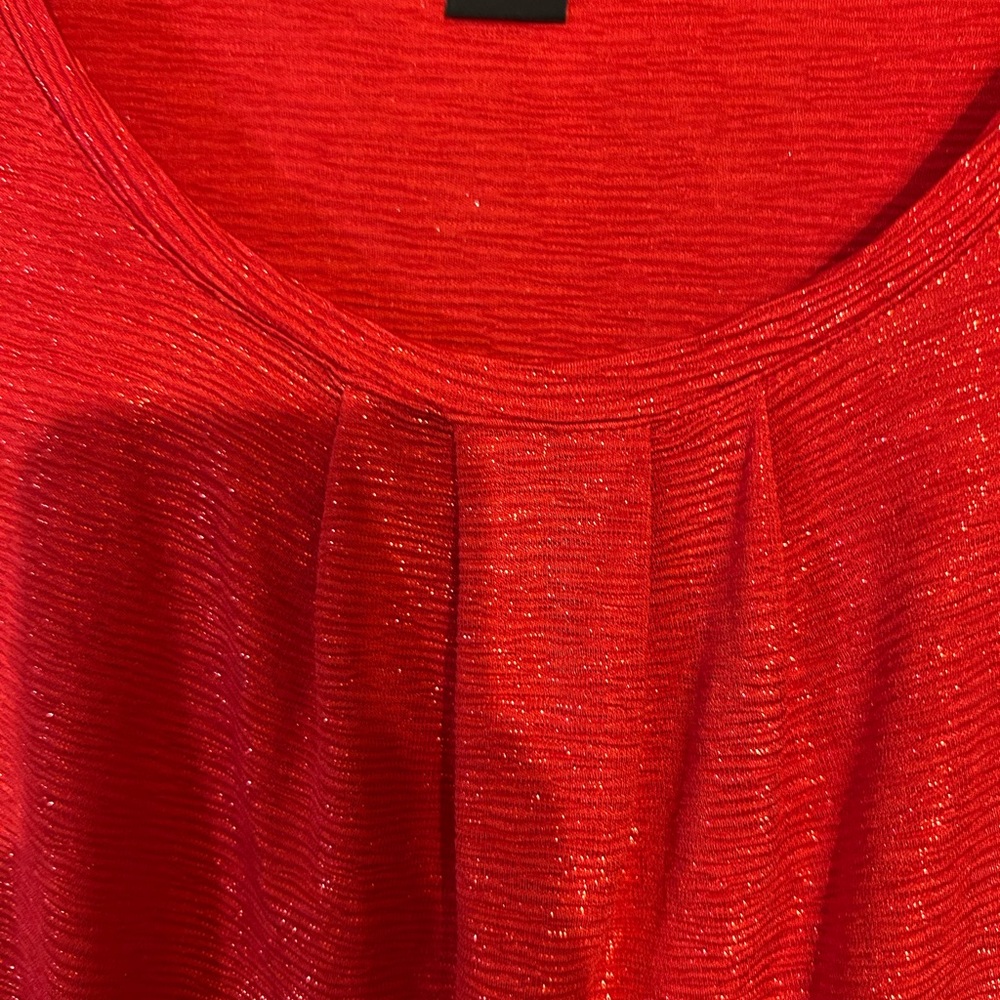 Liz Claiborne Radiant Red Blouse